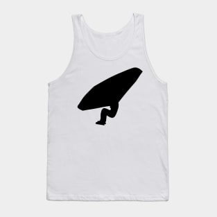 Ice skate with kitewing Tank Top
